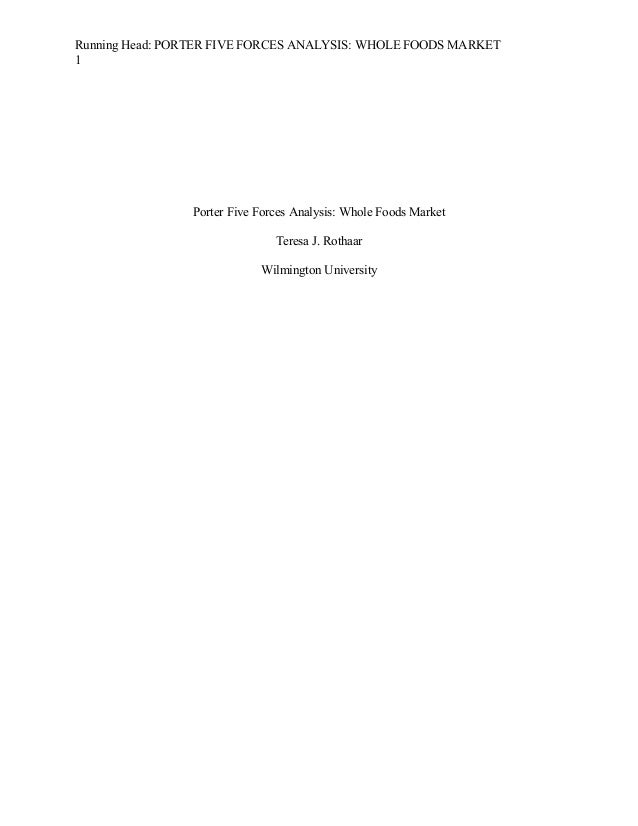 five forces analysis of supermarket industry Five forces analysis of whole food market